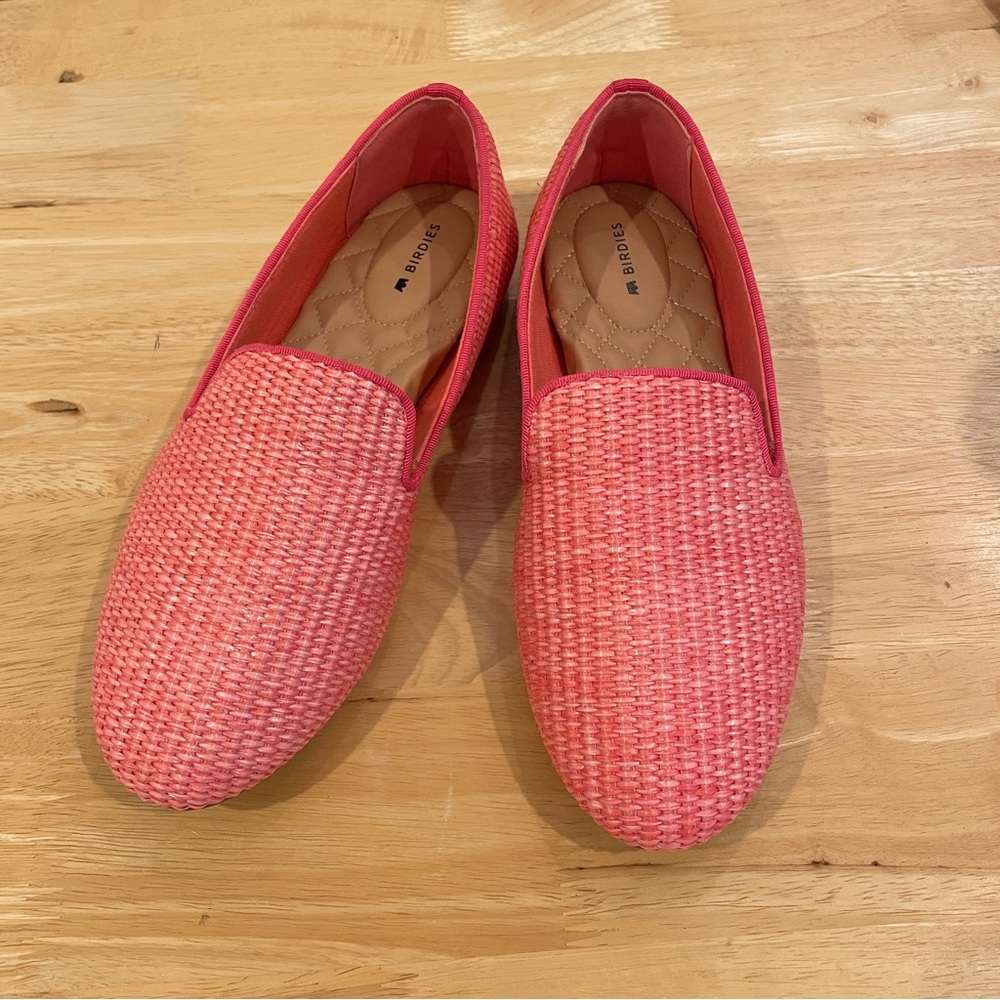 Birdies The Starling in Pink Raffia